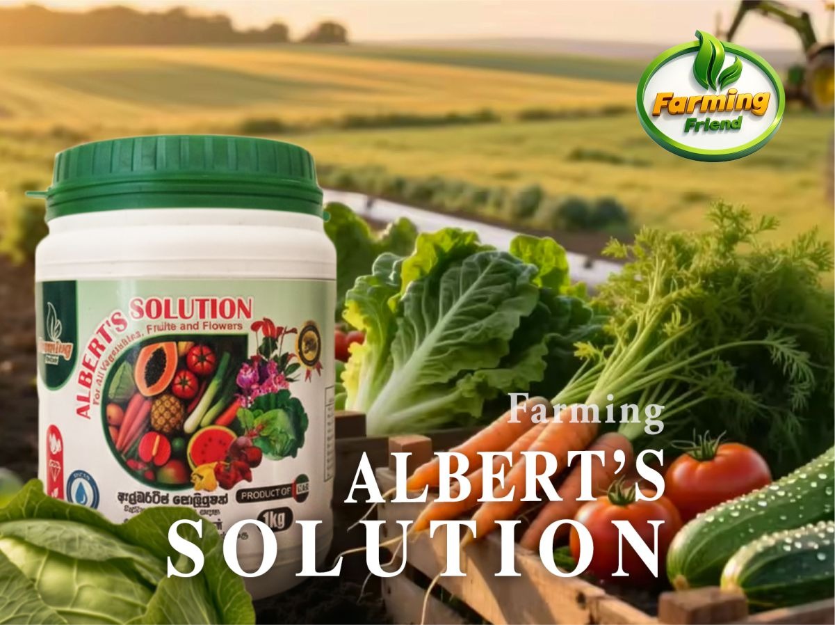 Farming Albert's Solution speciality fertilizer